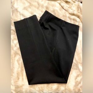 NWOT Black Vintage CACHE Split Cuff Dress Slacks Trousers Pants Size 12.
